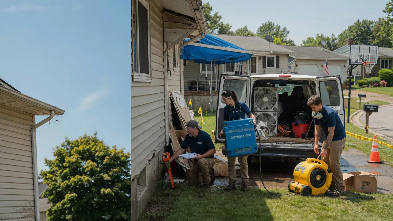 Ceiling Leak Cleanup in Rockford, OH near me