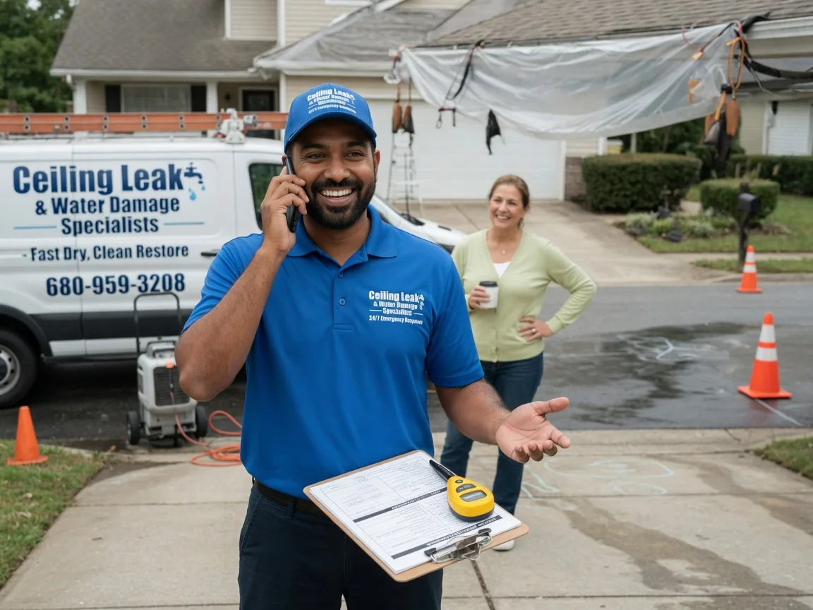 Ceiling Leak Cleanup Rockford, OH FAQs